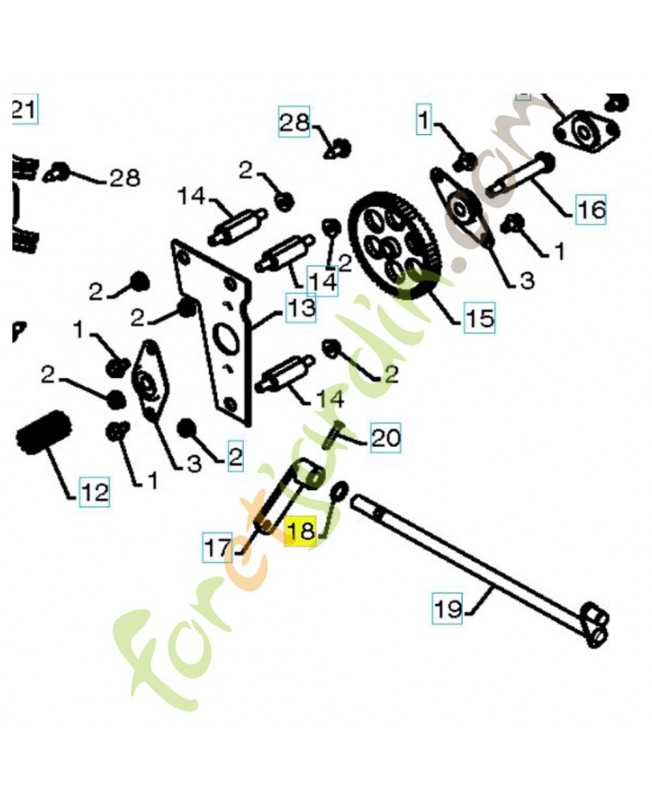 Rondelle de butée 532057079. Pièce de rechange Husqvarna