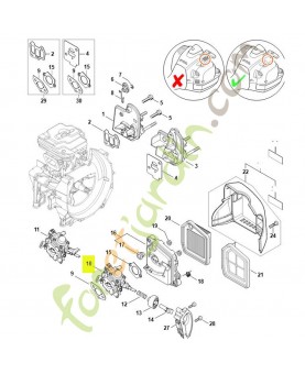 Carburateur wtf-12 stihl ref. 4147-120-0608