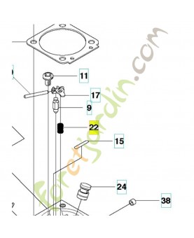 Ressort 537383401. Pièce de rechange Husqvarna
