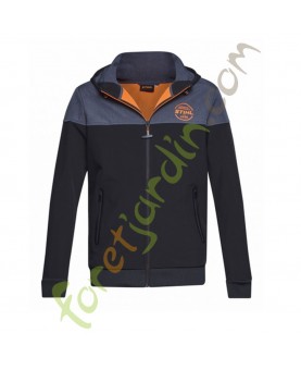 Veste softshell à capuche STIHL "LOGO-CIRCLE"