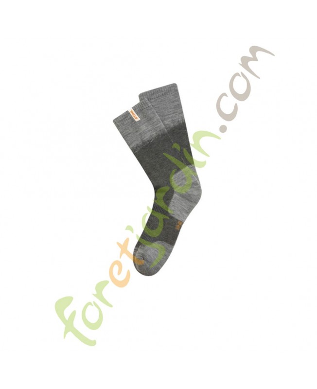 Chaussette chaude STIHL à motif de sapin pour homme et femme