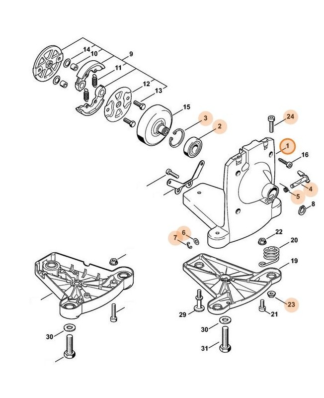 Carter d accouplement référence 4128-160-0608