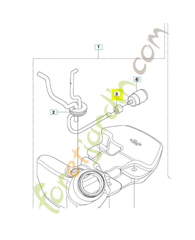 douille 505044501- Pièce de détachée Husqvarna