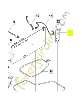 Circuit imprimé complet 592618101. Pièce détachée Husqvarna