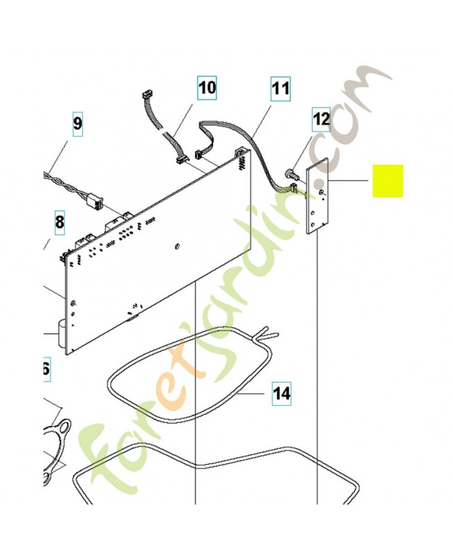 Circuit imprimé complet 592618101. Pièce détachée Husqvarna Circuit imprimé complet 592618101. Pièce détachée Husqvarna