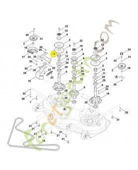 Bras de tension 6170-760-0810. Pièce de rechange Sithl / Vicking
