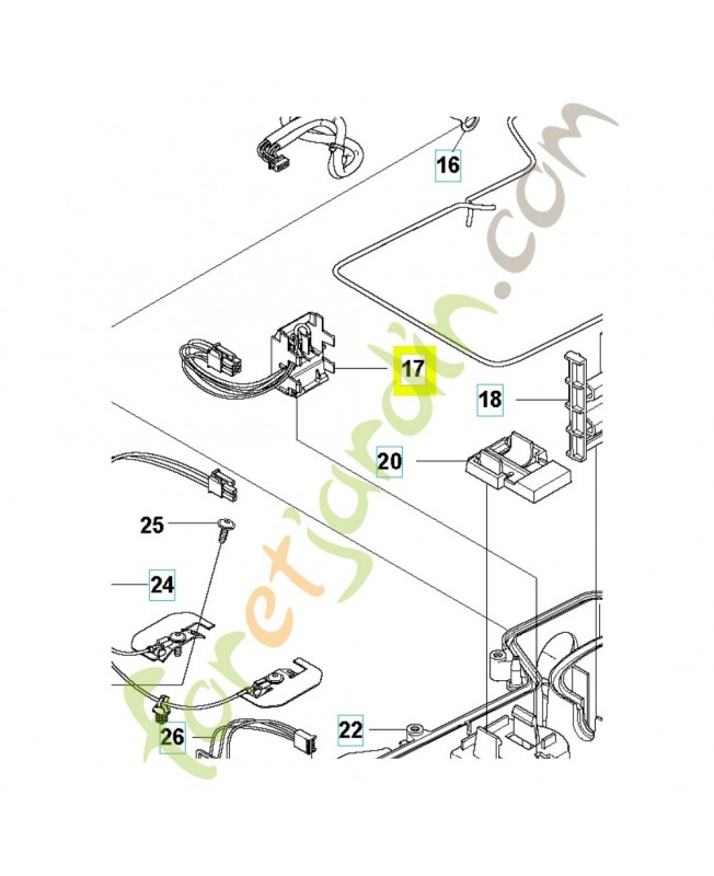 cablage 535277601- Pièce détachée Husqvarna