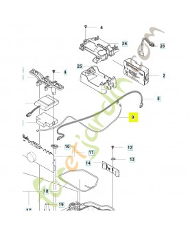Cablage complet 579708201. Pièce de rechange Husqvarna