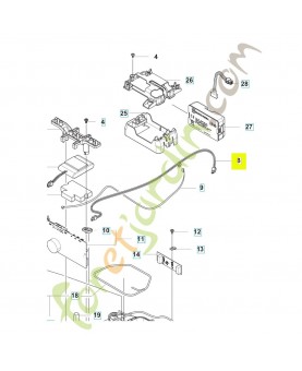 Cablage complet 534156603.Pièce détachée Husqvarna