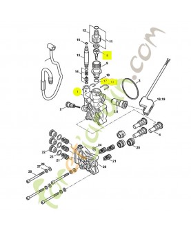Carter pompe 4777-700-4000. Pièce détachée Stihl / Vicking