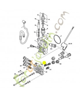 Joint torique 10x2,2 9645-948-7515. Pièce détachée Stihl / Vicking