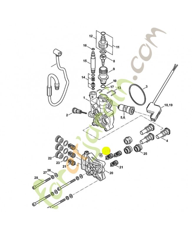 Joint torique 10x2,2 9645-948-7515. Pièce détachée Stihl / Vicking