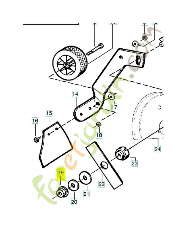 Ecrou 530015793. Pièce de rechange Husqvarna Ecrou 530015793. Pièce de rechange Husqvarna