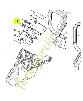 Plaque matricule ms 880