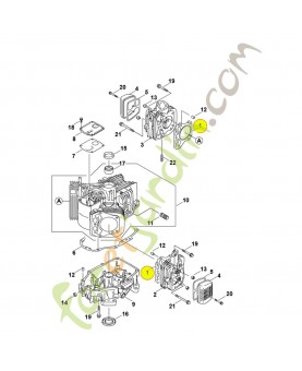 Joint de culasse 0001-029-2502. Pièce de rechange Sithl / Vicking