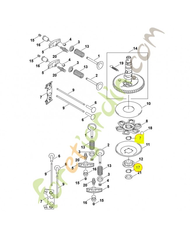 Circlip 0001-985-1600. Pièce de rechange Sithl / Vicking Circlip 0001-985-1600. Pièce de rechange Sithl / Vicking