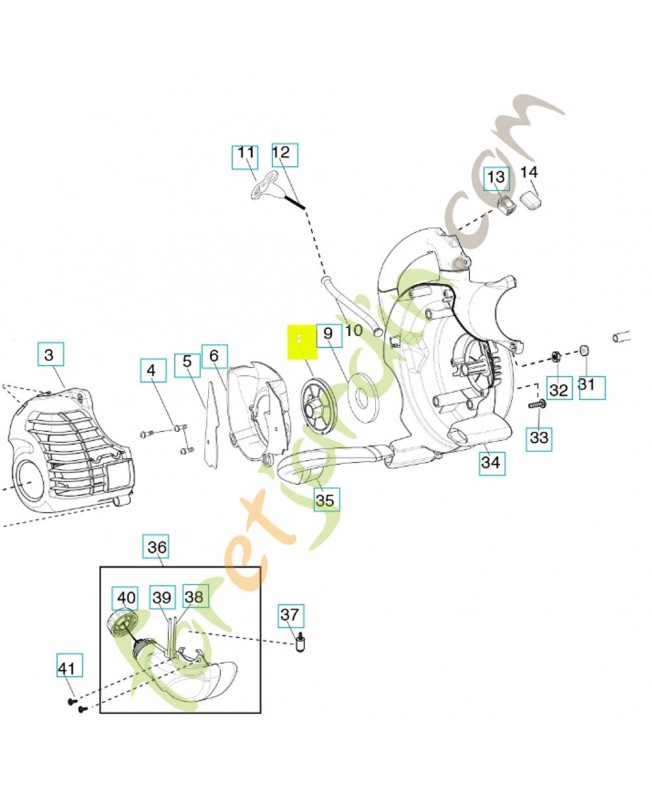 Poulie 589505501- Pièce détachée Husqvarna Poulie 589505501- Pièce détachée Husqvarna