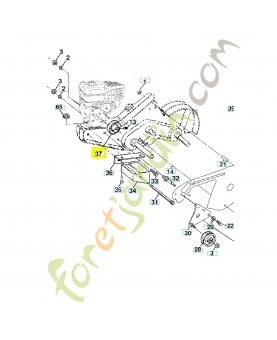 Poulie 592642101- Pièce détachée Husqvarna