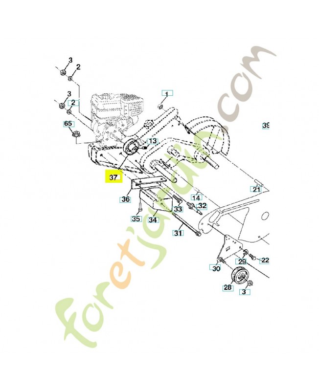 Poulie 592642101- Pièce détachée Husqvarna Poulie 592642101- Pièce détachée Husqvarna