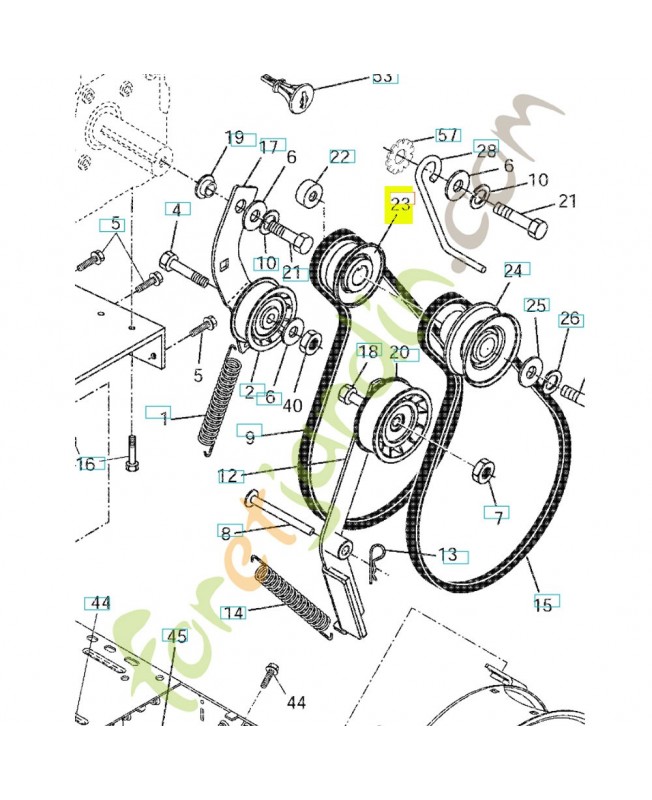 Poulie 595926601- Pièce détachée Husqvarna Poulie 595926601- Pièce détachée Husqvarna