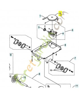 poulie 597765301- Pièce détachée Husqvarna