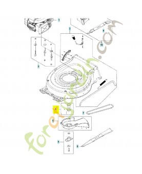  kit poulie 598684102. Pièce détachée Husqvarna