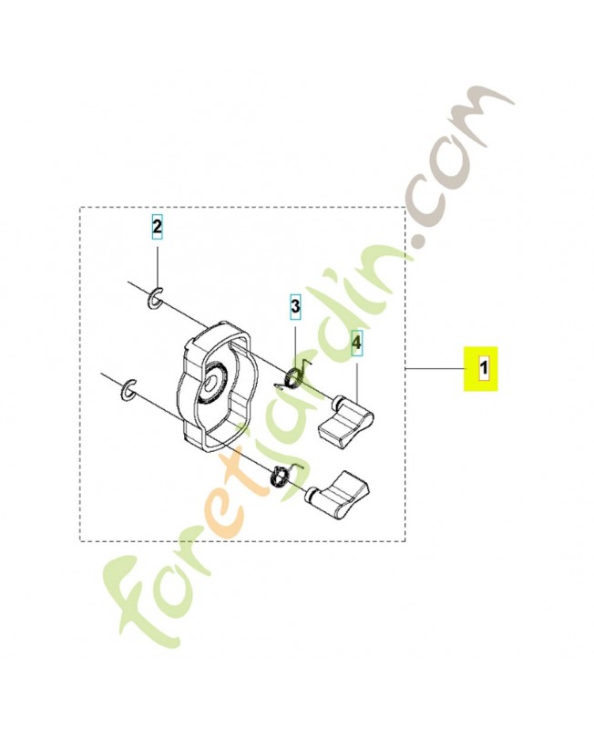 kit cliquet 596330401 Pièce détachée Husqvarna