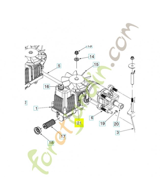 poulie 529358401- Pièce détachée Husqvarna