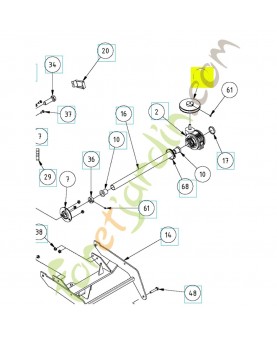 Poulie 576906701 - Pièce détachée Husqvarna
