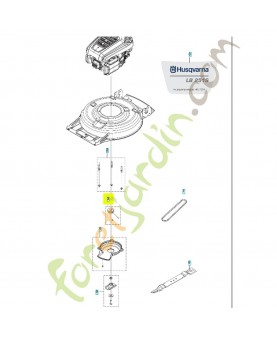 Poulie 599349414 - Pièce détachée Husqvarna