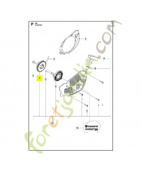 Poulie de lanceur 593245101. Pièce détachée Husqvarna