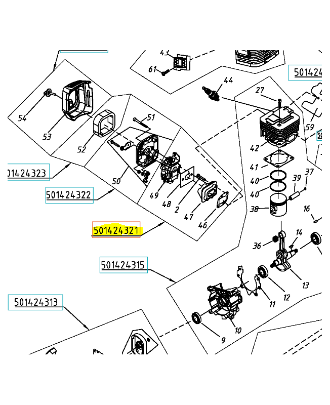 Repair kit carburetor