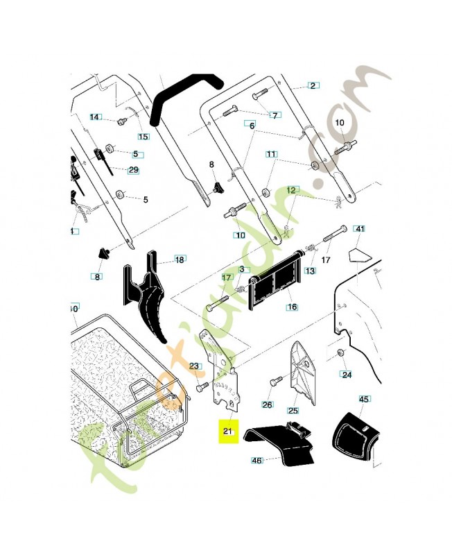  Support 532194031 - Pièce de détachée Husqvarna