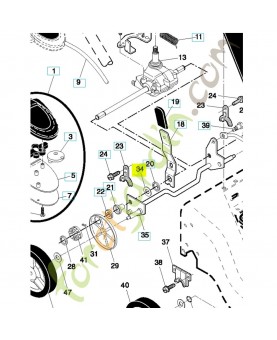Rondelle 532851226. Pièce de rechange Husqvarna
