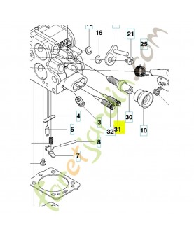 Vis 504909201. Pièce de rechange Husqvarna