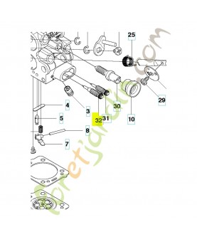 Vis 504028101. Pièce de rechange Husqvarna