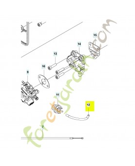 Tuyau 577050501. Pièce de rechange Husqvarna