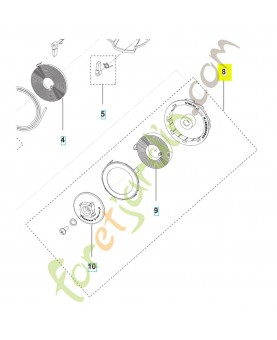 kit poulie 536628201. Pièce détachée Husqvarna