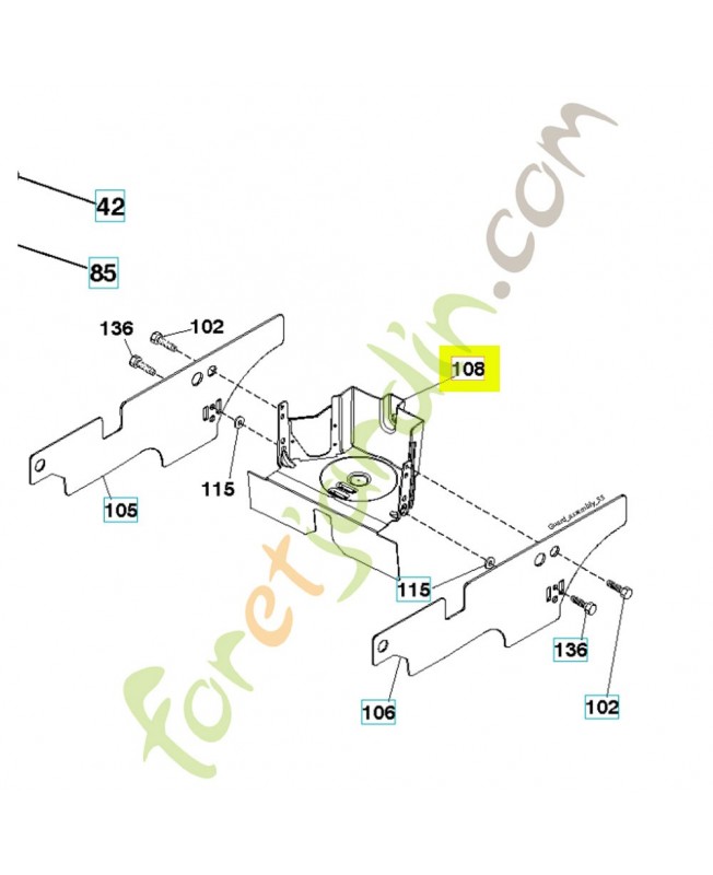 carter 587179501. Pièce détachée Husqvarna