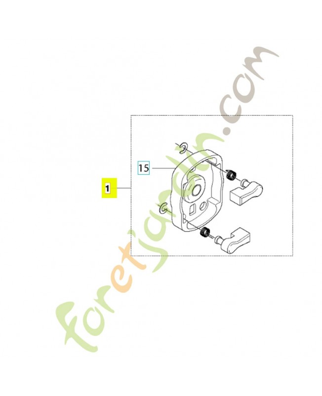 Poulie 579111101. Pièce détachée Husqvarna