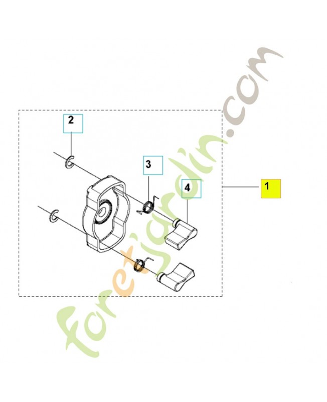 poulie de lanveur 581146502- Pièce détachée Husqvarna