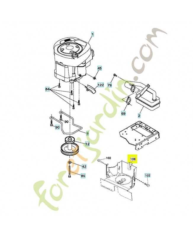 carter 587179506. Pièce détachée Husqvarna