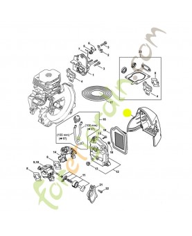 Couvercle de filtre 4148-140-1000. Pièce de rechange Sithl / Vicking
