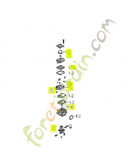 Carburateur wyj 183a 538241268. Pièce de rechange Husqvarna
