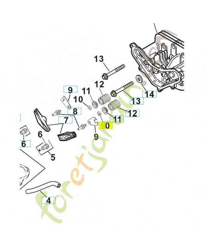 Support 531029562 - Pièce de détachée Husqvarna Support 531029562 - Pièce de détachée Husqvarna