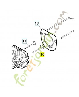 Soupape 531029568. Pièce de rechange Husqvarna