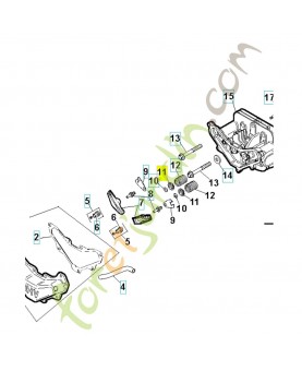 Chape 531029563. Pièce de rechange Husqvarna