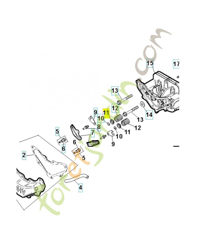 Chape 531029563. Pièce de rechange Husqvarna Chape 531029563. Pièce de rechange Husqvarna