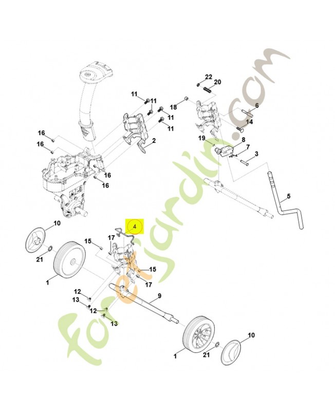 Ressort 6241-711-9100. Pièce de rechange Sithl / Vicking