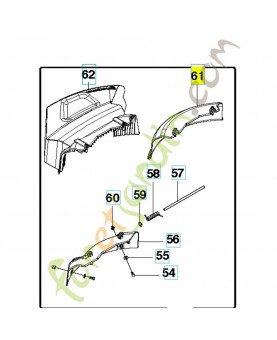 capot 504584501- Pièce de détachée Husqvarna